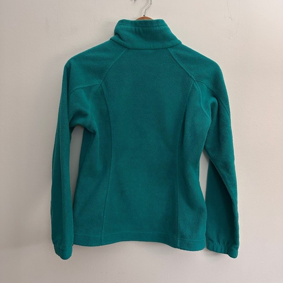 Columbia Three Rivers Fleece Jacket Green Small - Picture 2 of 4